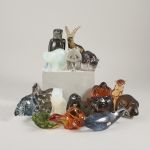 587166 Glass sculptures